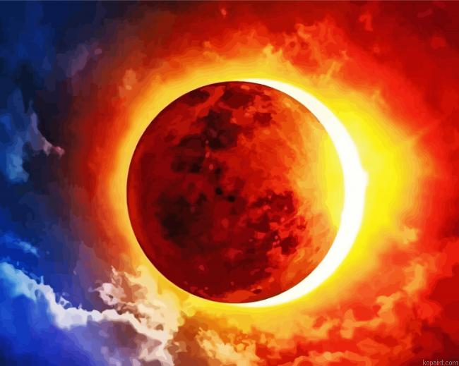 Lunar Eclipse And Clouds Painting By Numberss.png