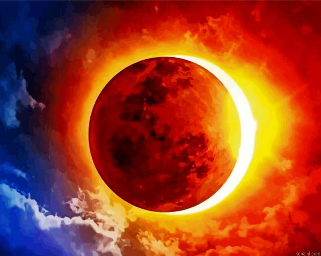 Lunar Eclipse Space Painting By Numberss.png