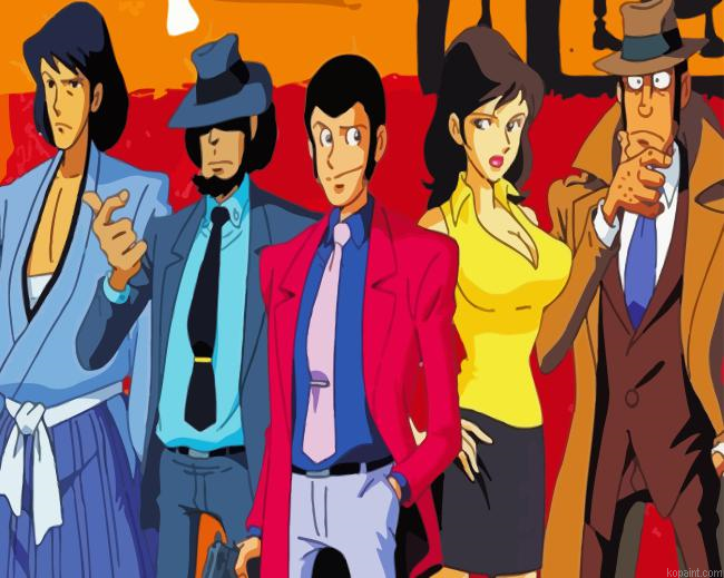 Lupin Iii Manga Painting By Numberss.png
