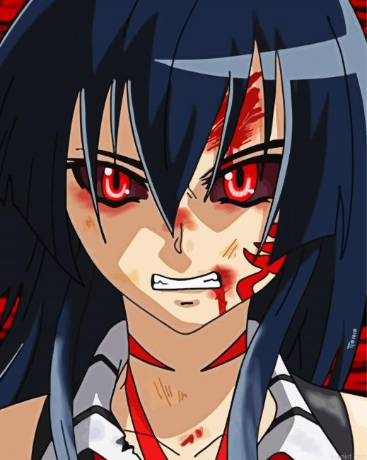 Mad Akame Painting By Numberss.png