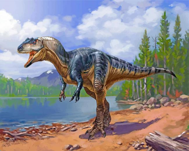 Mad Dinosaur Painting By Numberss.png