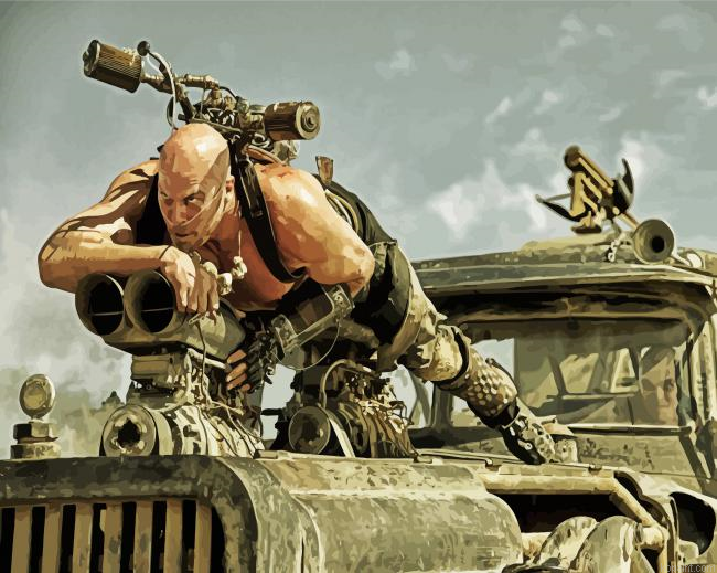 Mad Max Character Paint By Numbers
