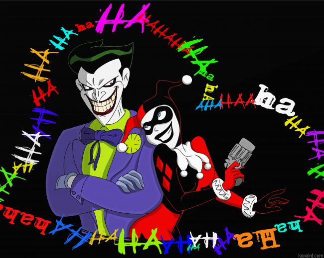 Mad love Joker Paint By Numbers
