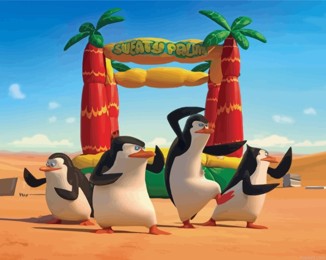 Madagascar Penguins Painting By Numberss.png