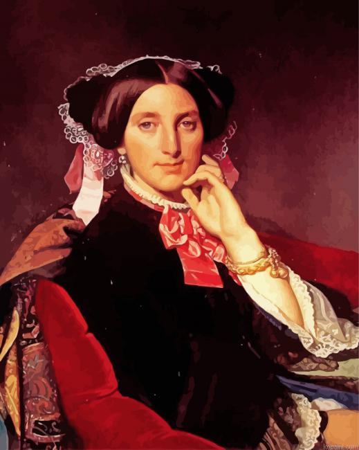 Madame Gonse Ingres Art Paint By Numbers
