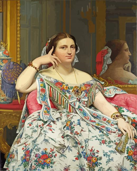 Madame Moitessier Ingres Paint By Numbers.png
