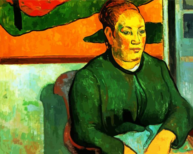 Madame Roulin Paul Gauguin Painting By Numberss.png