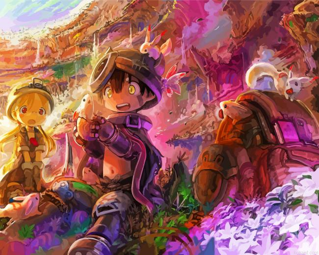 Made In Abyss Anime Art Paint By Numbers