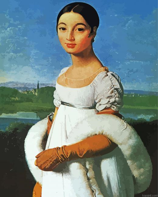 Mademoiselle Riviere Ingres Art Painting By Numberss.png