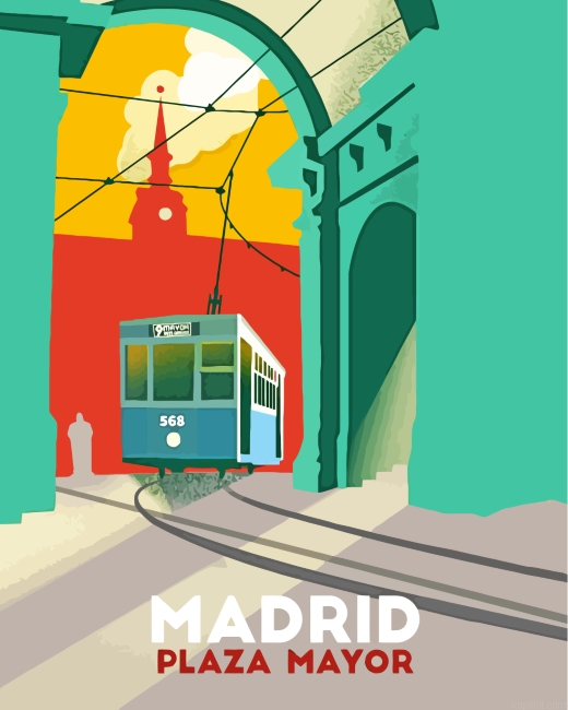 Madrid Spain Painting By Numberss.png