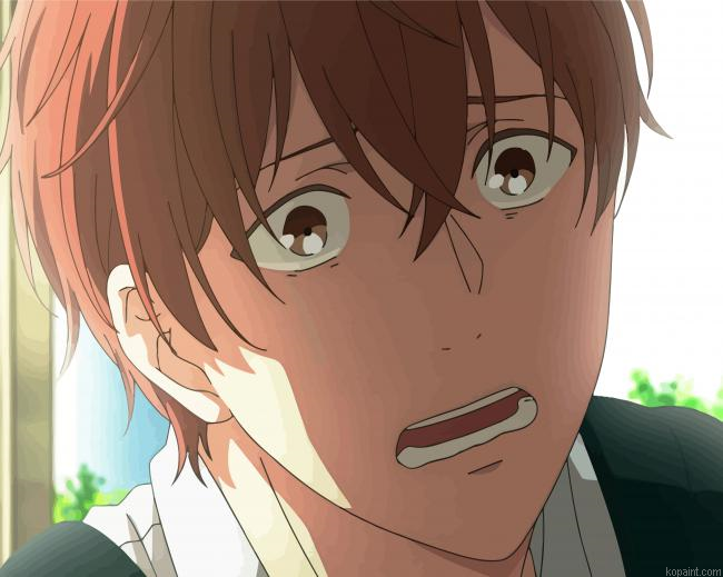 Mafuyu Satou Face Given Anime Paint By Numbers