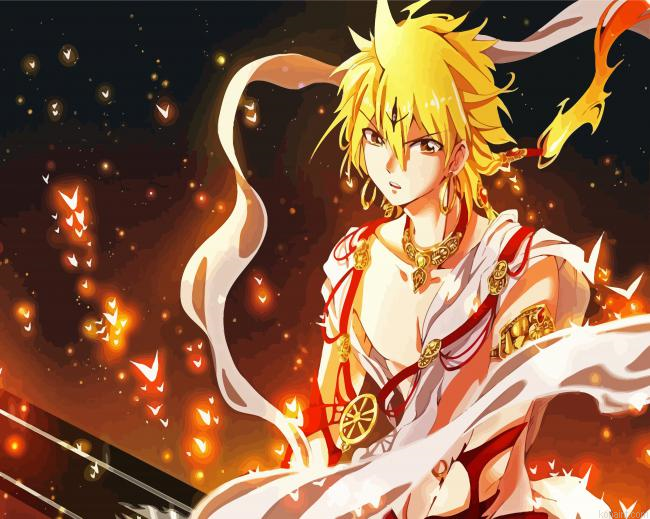 Magi Alibaba Saluja Anime Painting By Numberss.png