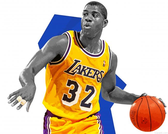Magic Johnson Painting By Numberss.png