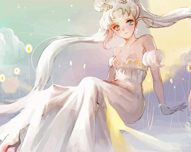 Magical Anime Bride Painting By Numberss.png