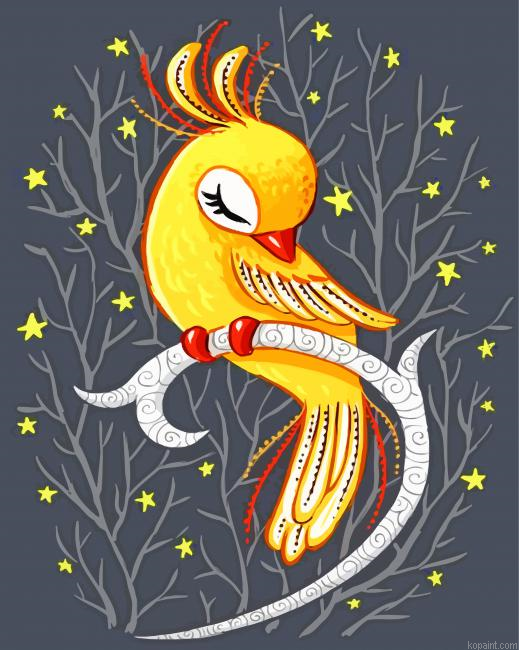 Magical Canary Painting By Numberss.png