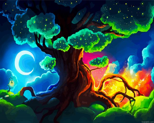 Magical Tree Painting By Numberss.png