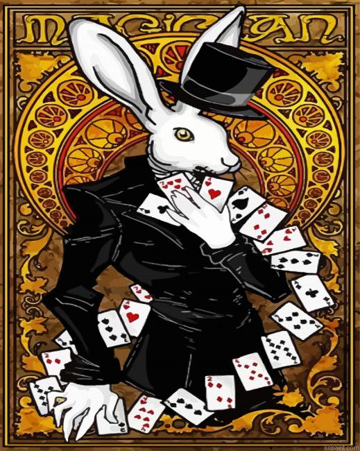 Magician Bunny Painting By Numberss.png