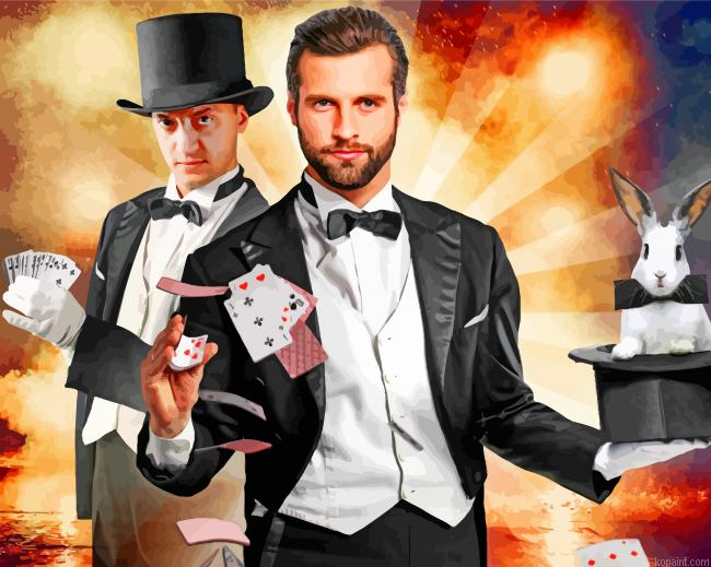 Magician Man Painting By Numberss.png