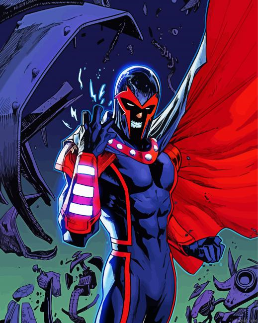 Magneto X Men Painting By Numberss.png