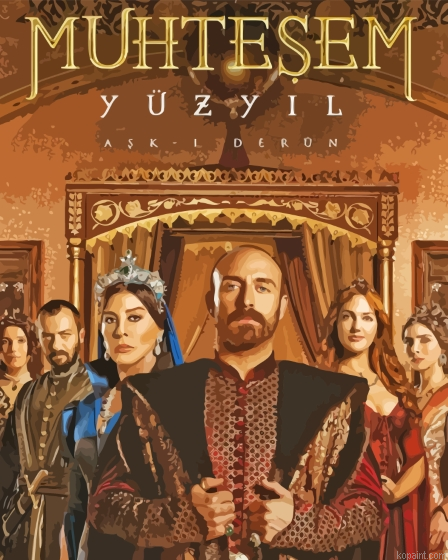 Magnificent Century Serie Poster Painting By Numberss.png