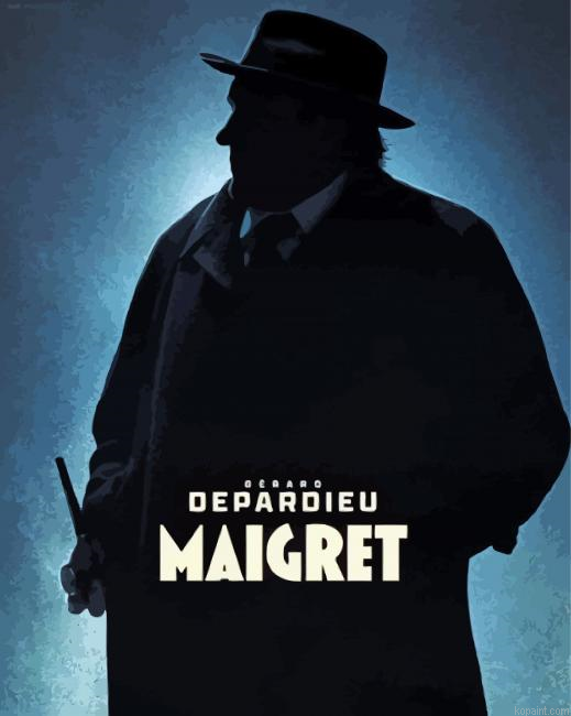Maigret Movie Poster Painting By Numberss.png