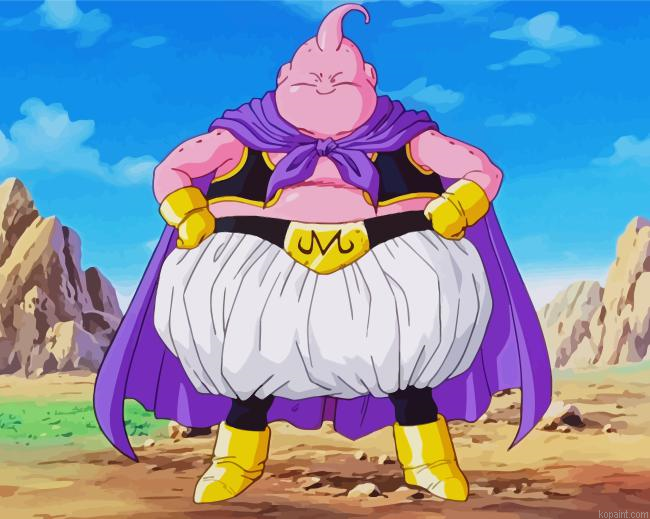 Majin Dragon Ball Painting By Numberss.png