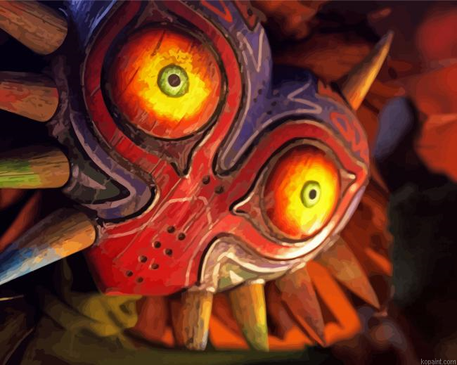 Majoras Mask Anime Painting By Numberss.png