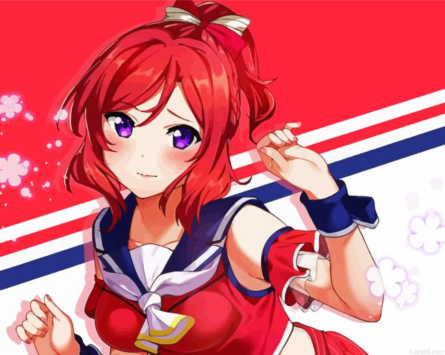 Maki Nishikino Love Live Paint By Numbers