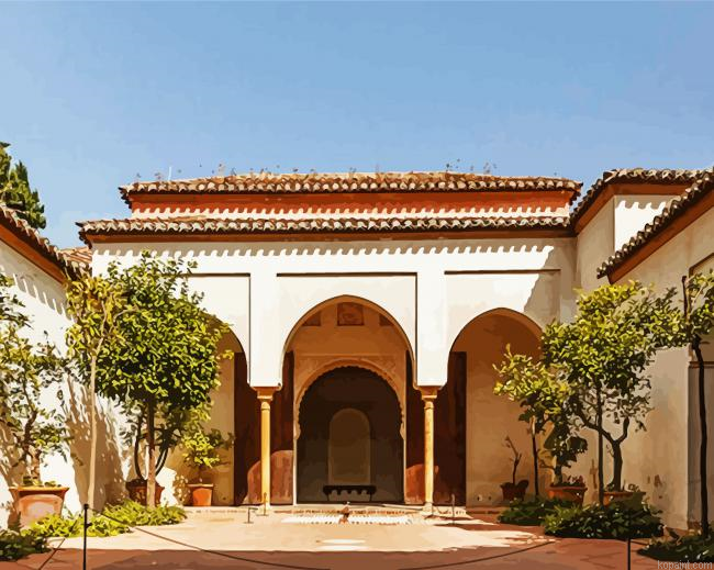 Malaga Alcazaba Paint By Numbers