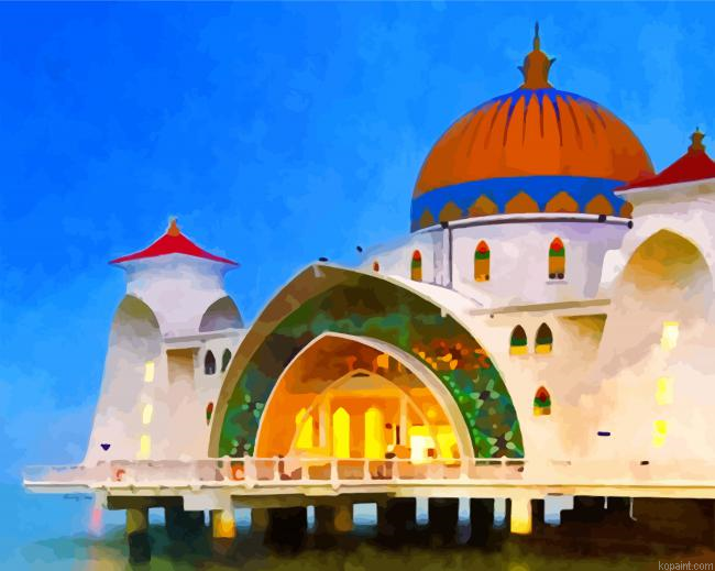 Malaysia Maleka Straits Mosque Painting By Numberss.png