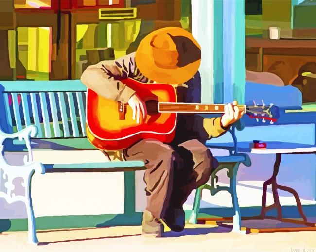 Man Play Guitar Painting By Numberss.png
