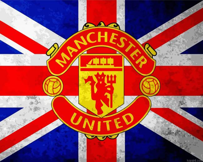 Man United Logo Painting By Numberss.png