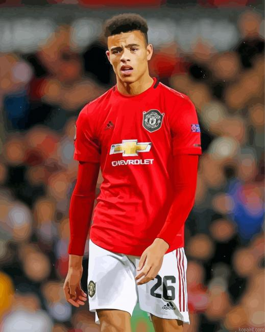 Man United Mason Greenwood Painting By Numberss.png
