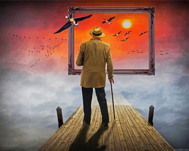Man Walking On Dock Paint By Numbers.png