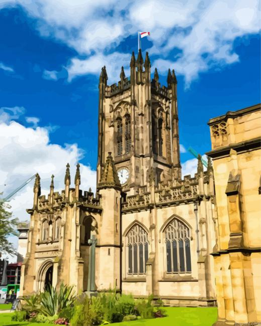 Manchester Cathedral Building Painting By Numberss.png