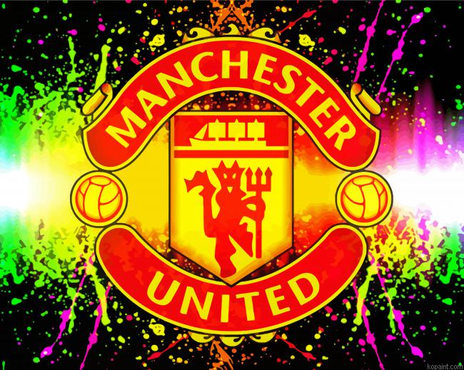 Manchester United Logo Painting By Numberss.png