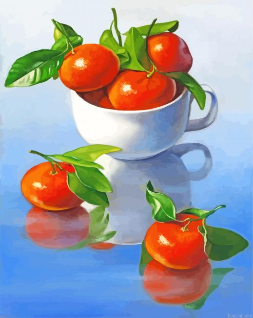 Mandarine In Cup Painting By Numberss.png
