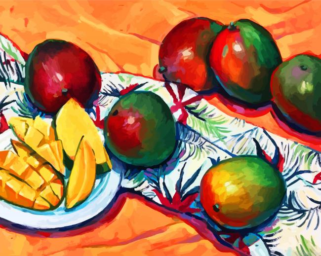 Mango Fruit Art Paint By Numbers.png