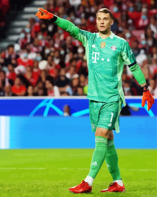 Manuel Neuer Sport Paint By Numbers