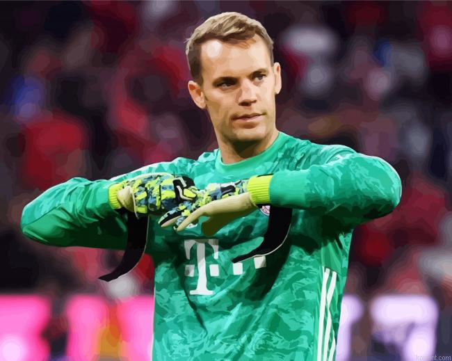 Manuel Neuer Sports Paint By Numbers