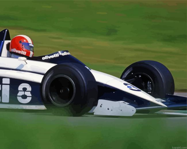 Marc Surer Driving Formula One Painting By Numberss.png