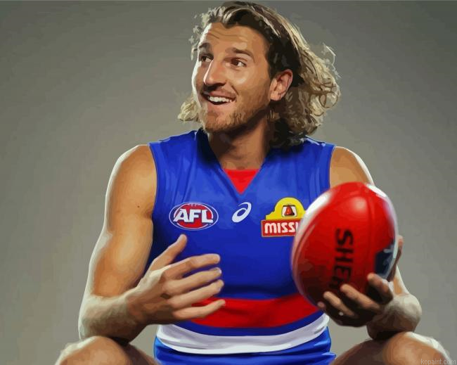 Marcus Bontempelli Footballer Painting By Numberss.png
