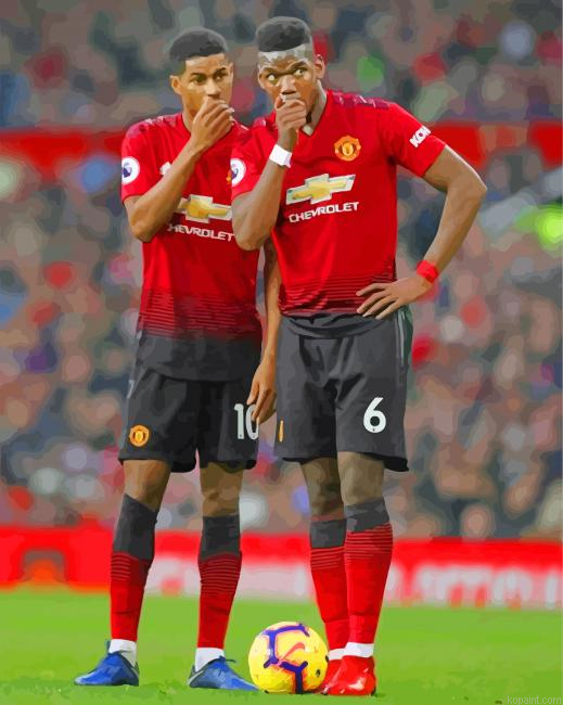 Marcus Rashford And Paul Pogba Painting By Numberss.png