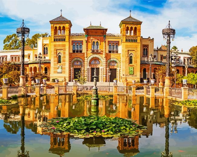 Maria Luisa Park Spain Painting By Numberss.png