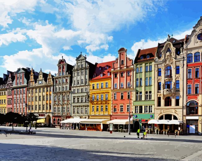 Market Square Wroclaw Poland Painting By Numberss.png