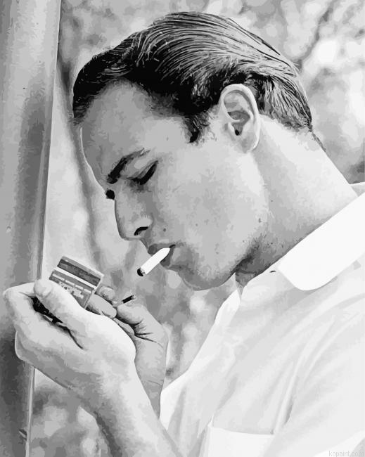 Marlon Brando Smoking Painting By Numberss.png