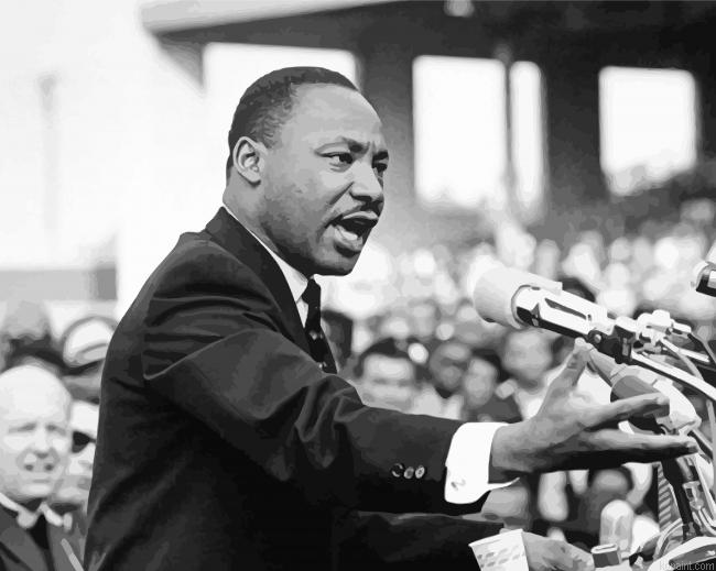 Martin Luther King Jr Paint By Numbers