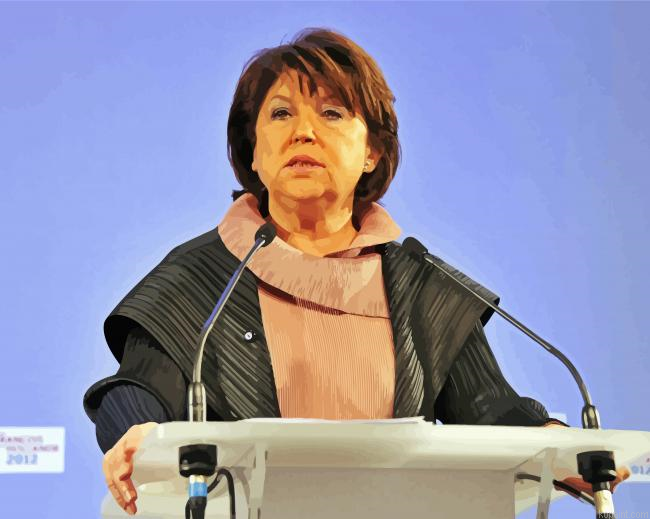 Martine Aubry Frensh Politician Painting By Numberss.png