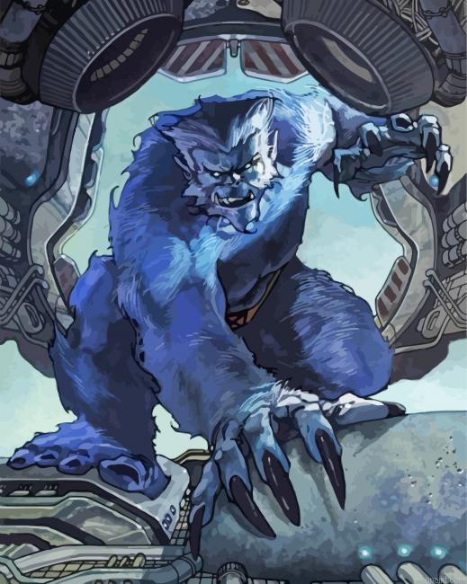 Marvel Beast X Men Painting By Numberss.png