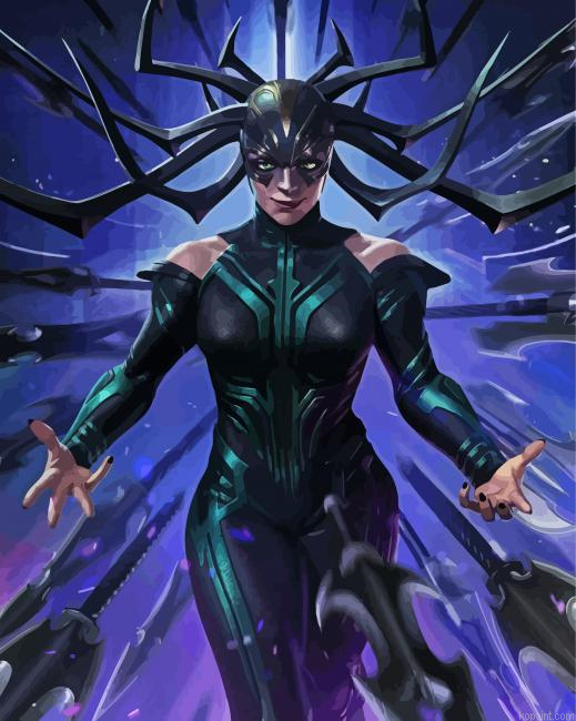 Marvel Hela Painting By Numberss.png